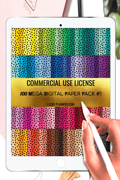 Digital Paper Pack for Digital Designs, Scrapbooking, Journals, Planners, Stickers, Printables, Crafting, and More.  Commercial Use Ok. 1.161