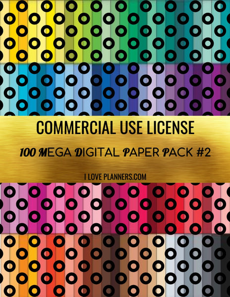Digital Paper Pack for Digital Designs, Scrapbooking, Journals, Planners, Stickers, Printables, Crafting, and More.  Commercial Use Ok.  1.2