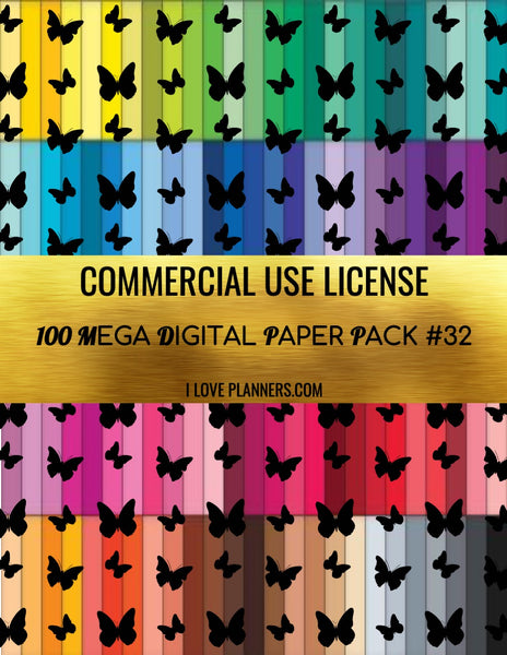 Digital Paper Pack for Digital Designs, Scrapbooking, Journals, Planners, Stickers, Printables, Crafting, and More.  Commercial Use Ok. 1.32