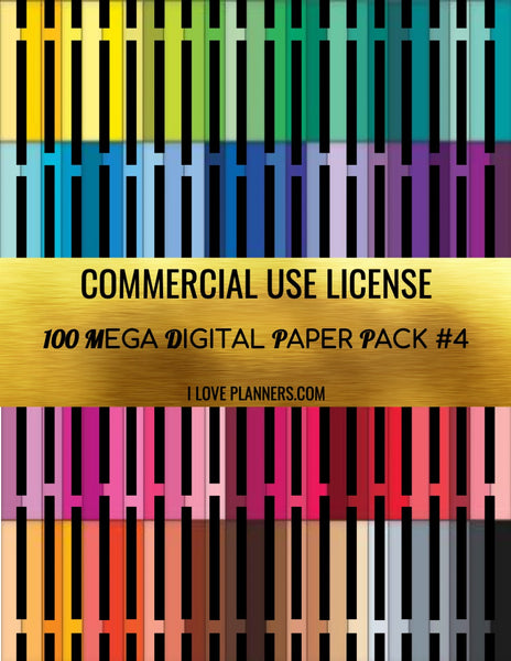 Digital Paper Pack for Digital Designs, Scrapbooking, Journals, Planners, Stickers, Printables, Crafting, and More.  Commercial Use Ok. 1.4