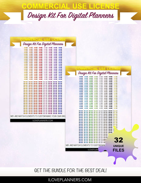 Rainbow Patterns Digital Backgrounds Cover Kit for Digital Planners, Spirals, Coils, Customize Your Digital Planners, Commercial Use OK, Digital Planners, Digital Journals, Compatible for PC, Mac, CANVA. #139