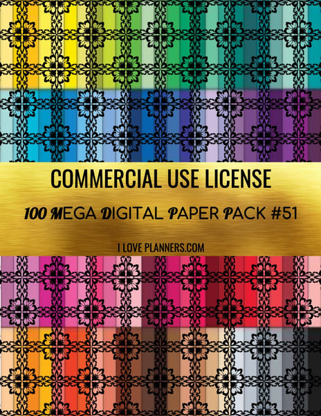 Digital Paper Pack for Digital Designs, Scrapbooking, Journals, Planners, Stickers, Printables, Crafting, and More.  Commercial Use Ok. 1.51