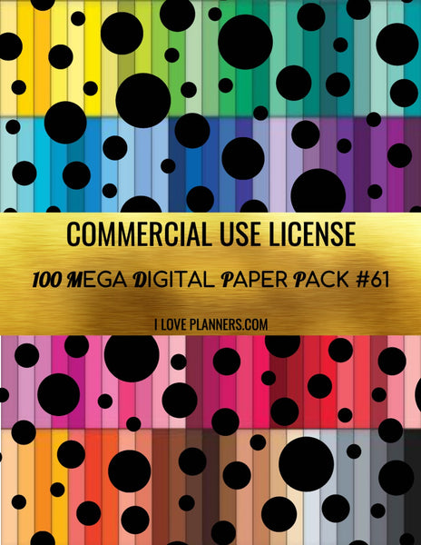 Digital Paper Pack for Digital Designs, Scrapbooking, Journals, Planners, Stickers, Printables, Crafting, and More.  Commercial Use Ok. 1.61