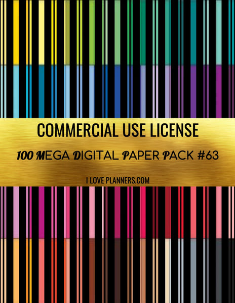 Digital Paper Pack for Digital Designs, Scrapbooking, Journals, Planners, Stickers, Printables, Crafting, and More.  Commercial Use Ok. 1.63