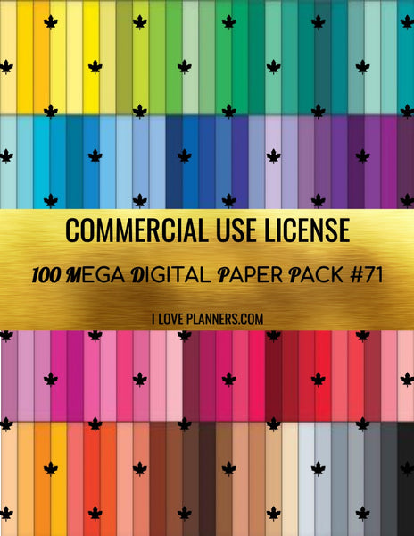Digital Paper Pack for Digital Designs, Scrapbooking, Journals, Planners, Stickers, Printables, Crafting, and More.  Commercial Use Ok. 1.71