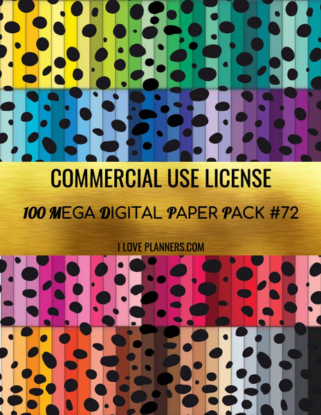 Digital Paper Pack for Digital Designs, Scrapbooking, Journals, Planners, Stickers, Printables, Crafting, and More.  Commercial Use Ok. 1.72