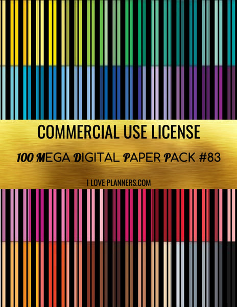Digital Paper Pack for Digital Designs, Scrapbooking, Journals, Planners, Stickers, Printables, Crafting, and More.  Commercial Use Ok. 1.83