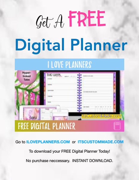 Birthday Sample Kit Planner and Journal/ Coloring Book/ Coloring Planner/ Printable Planner and Journal/ Journal, Planner, DIY, Print At Home, Digital Download. sample kit. v1