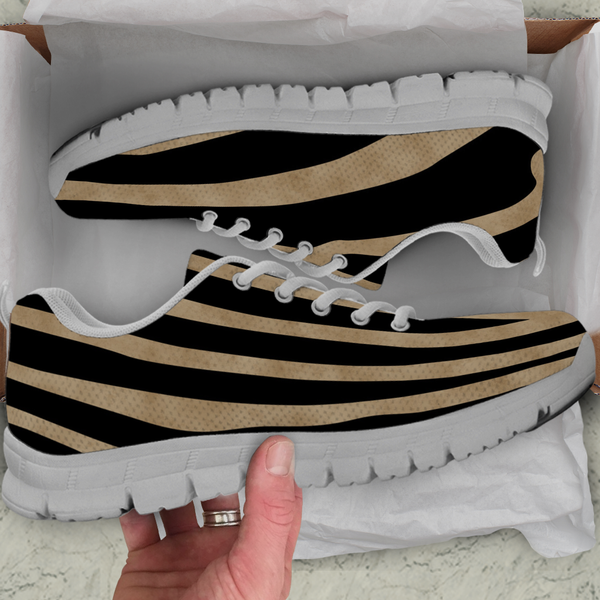 Zebra Skin Kids Sneakers - STUDIO 11 COUTURE