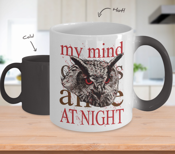 Color Changing Mug Animals My Mind Comes Alive At Night