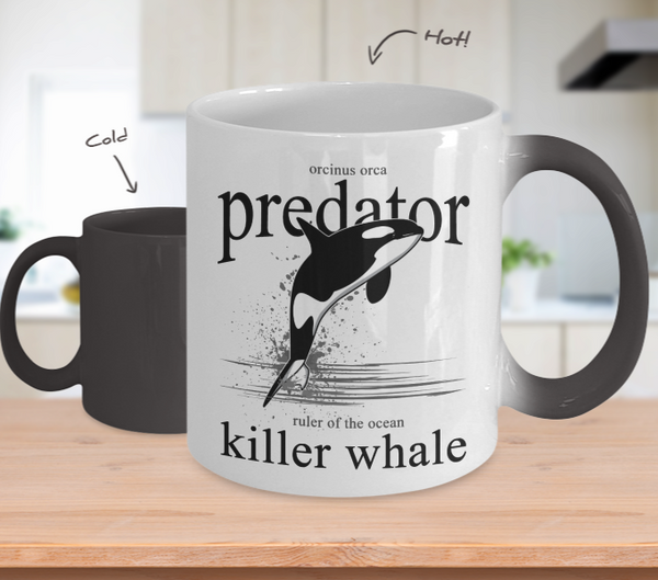 Color Changing Mug Animals Predator Killer Whale