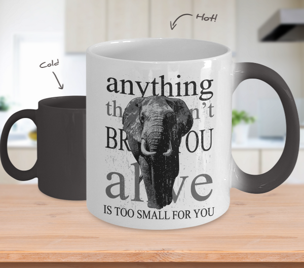Color Changing Mug Animals Anything Doesn't Bring You Alive Is Too Small For You
