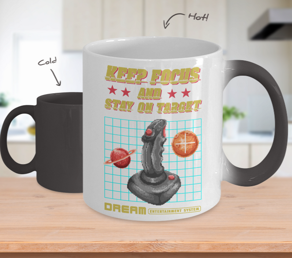 Color Changing Mug Retro 80s 90s Nostalgic Stay On Target
