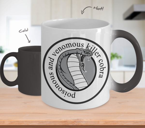 Color Changing Mug Animals Poisonous And Venomous Killer Cobra