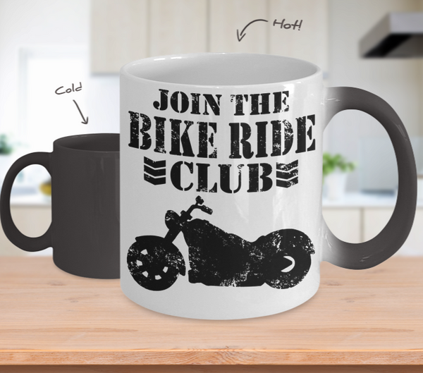 Color Changing Mug Bike Theme Join The Bike Ride Club