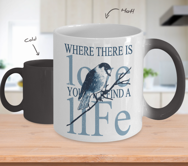 Color Changing Mug Animals Where There Is Love Will Find A Life