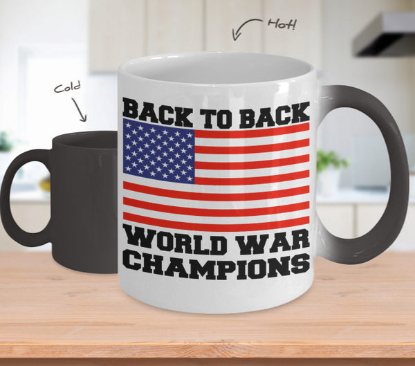 Color Changing Mug Random Theme Back To World War Champion