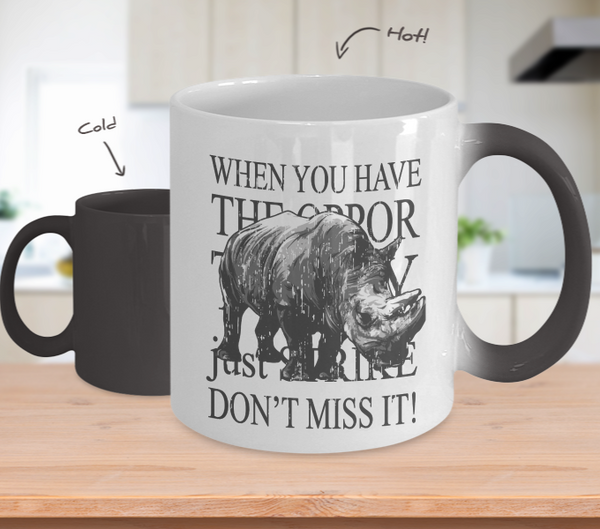 Color Changing Mug Animals When You Have The Opportunity Just Strike Don't Miss It
