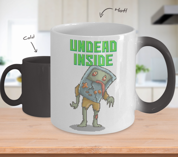 Color Changing Mug Retro 80s 90s Nostalgic Undead Inside