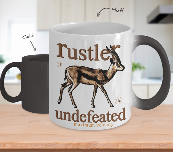 Color Changing Mug Animals Rustler Undefeated