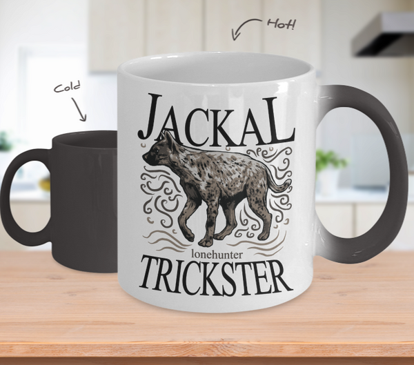Color Changing Mug Animals Jackal Trickster