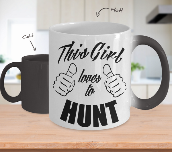 Color Changing Mug Hunting Theme This Girl Love To Hunt