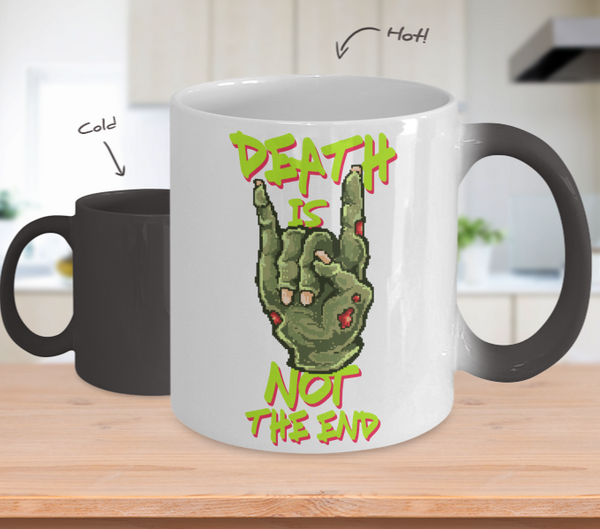 Color Changing Mug Retro 80s 90s Nostalgic Death Is Not The End