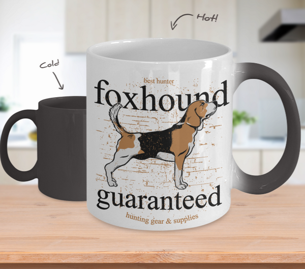 Color Changing Mug Animals Best Hunter Fox Hound Guaranteed