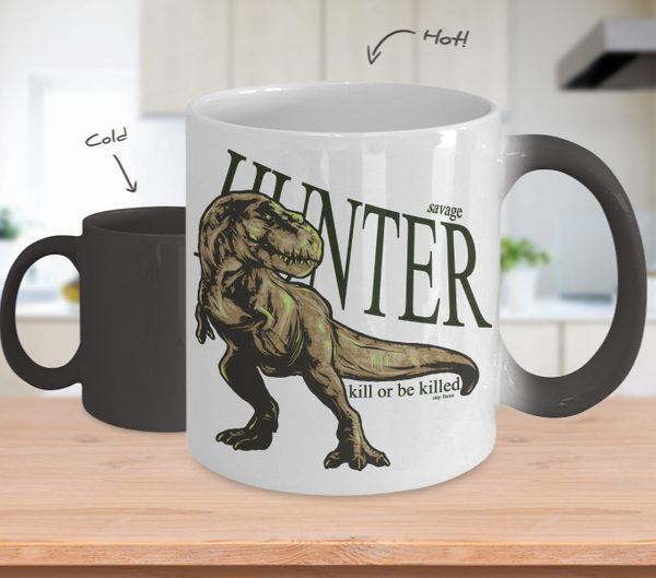 Color Changing Mug Animals Savage Hunter Kill Or Be Killed