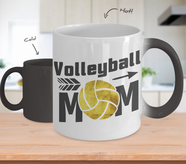 Color Changing Mug Mom Volleyball Mom