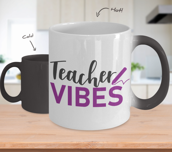 Color Changing Mug Mom Teacher Vibes