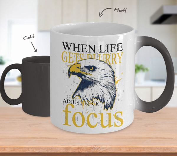 Color Changing Mug Animals When Life Gets Blurry Adjust Your Focus