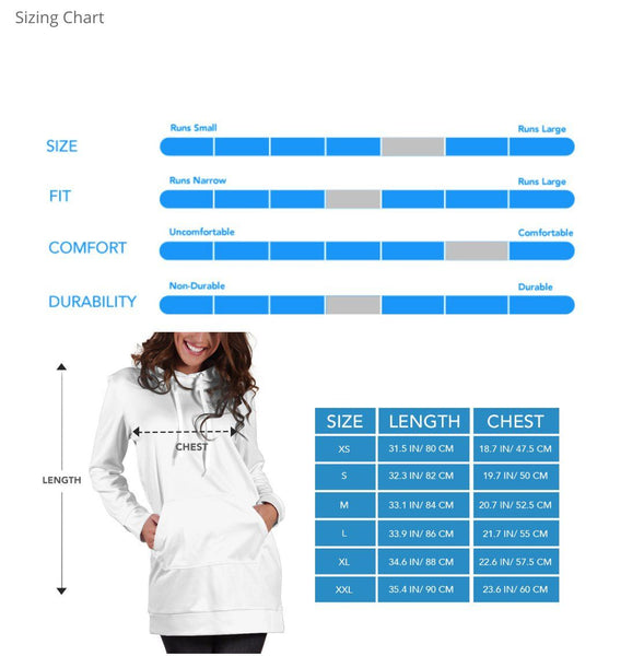 Studio11Couture Women Hoodie Dress Hooded Tunic Scrambled Eggs Old Newspaper Athleisure Sweatshirt