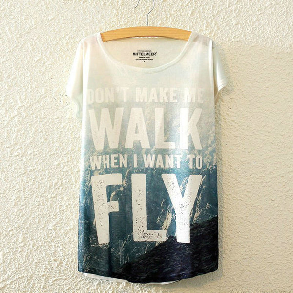 KaiTingu 2016 Brand New Fashion Harajuku Animal Cat Print Shirt O-Neck Short Sleeve Women Tops