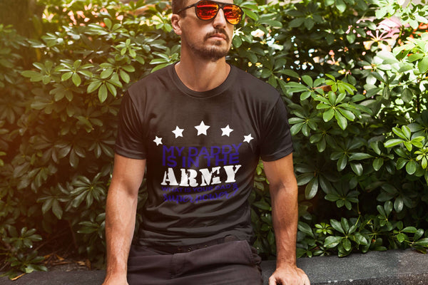 My Daddy Is In The Army Men Tee - STUDIO 11 COUTURE