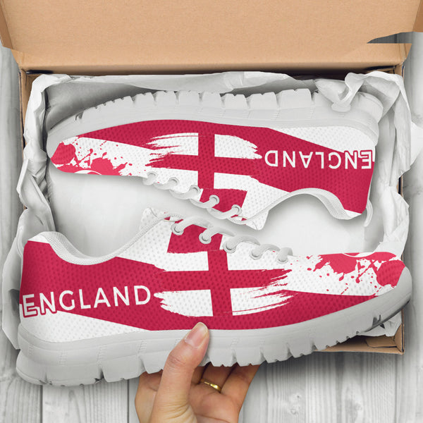 2018 FIFA World Cup England Womens Athletic Sneakers - STUDIO 11 COUTURE