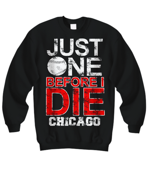 Women and Men Tee Shirt T-Shirt Hoodie Sweatshirt Just One Before I Die Chicago
