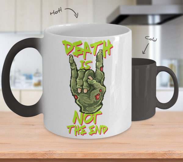 Color Changing Mug Retro 80s 90s Nostalgic Death Is Not The End