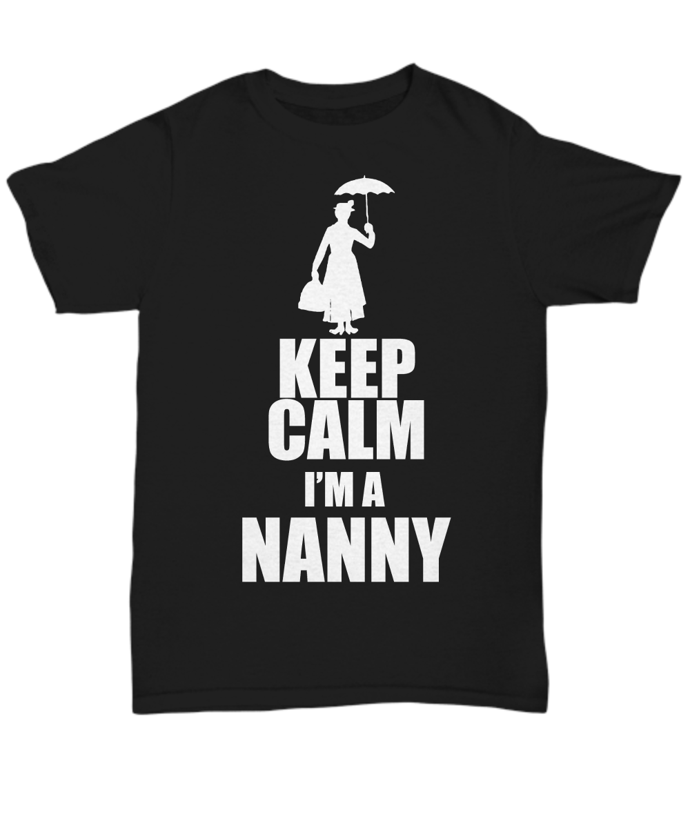 Women and Men Tee Shirt T-Shirt Hoodie Sweatshirt Keep Calm I'm A Nanny