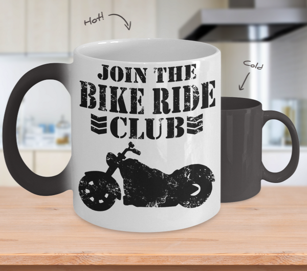 Color Changing Mug Bike Theme Join The Bike Ride Club