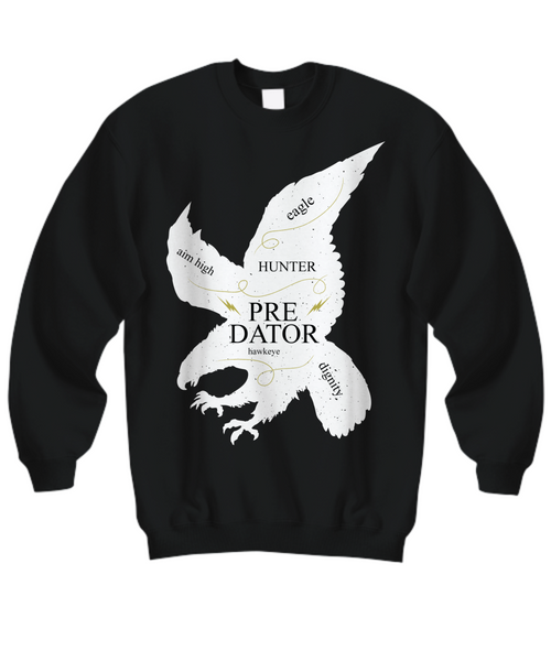 Women and Men Tee Shirt T-Shirt Hoodie Sweatshirt Predator Hawk Eye
