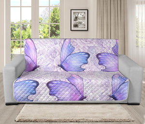 70'' Futon Sofa Protector Premium Polyster Fabric Custom Design Lady Butterfly 08