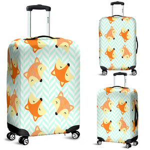 Cute Fox 4 Luggage Cover