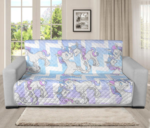 70'' Futon Sofa Protector Premium Polyster Fabric Custom Design Unicorn 11