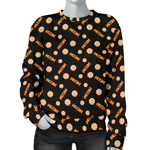 Custom Made Printed Designs Women's (T8) Sweater Halloween