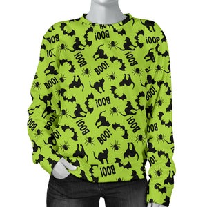 Custom Made Printed Designs Women's (T9) Sweater Halloween