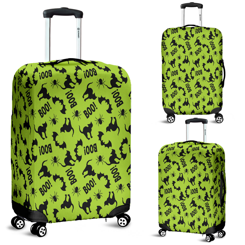 Black Cat Halloween Gothic Luggage Cover
