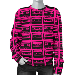 Custom Made Printed Designs Women's Sweater 80's Boombox 02