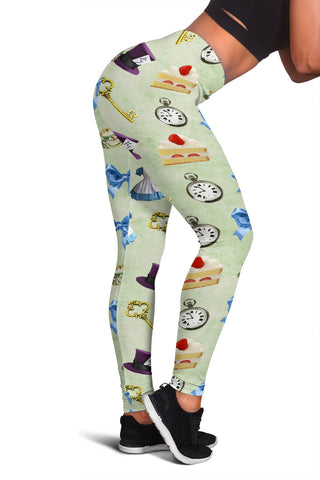 Women Leggings Sexy Printed Fitness Fashion Gym Dance Workout Alice In Wonderland A05
