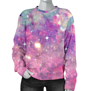 Custom Made Printed Designs Women's (U4) Sweater Galaxy